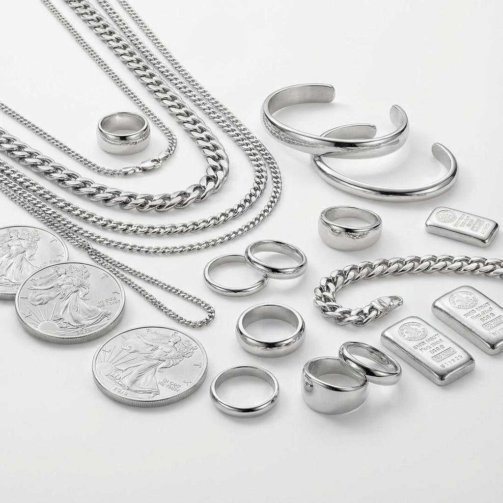 Silver and Platinum Jewellery